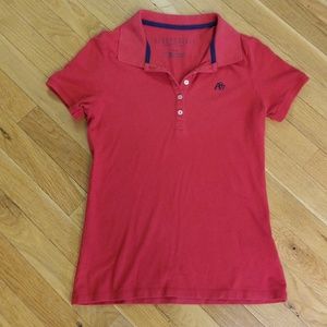 Aeropostale s/s polo juniors Medium Red